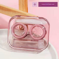 Elegant white lens holder with modern design