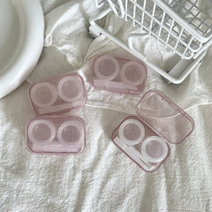 Fashionable grey contact lens storage case