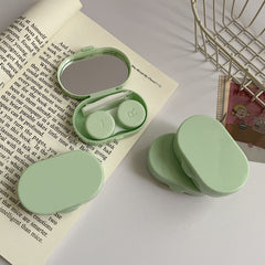 Chic dark blue lens case for everyday use