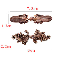 Stylish gold finish scarf clip