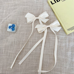 Fashionable red bow hair clip for any outfit