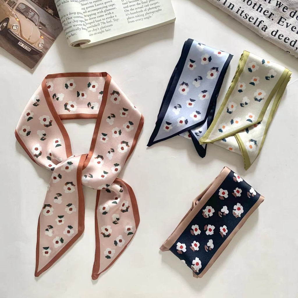Chic neck decoration using silk scarf image 3