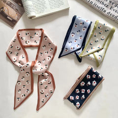 Chic neck decoration using silk scarf image 3
