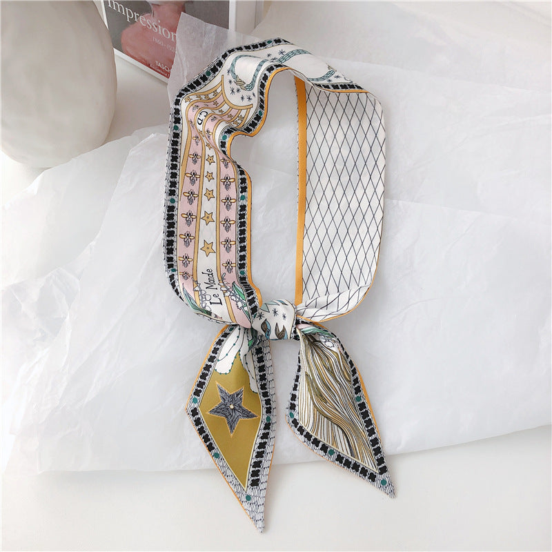 scarf as a chic wrist accessory in use 10