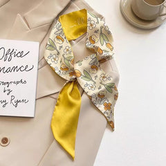 Close-up of Polyester Hair Scarf design