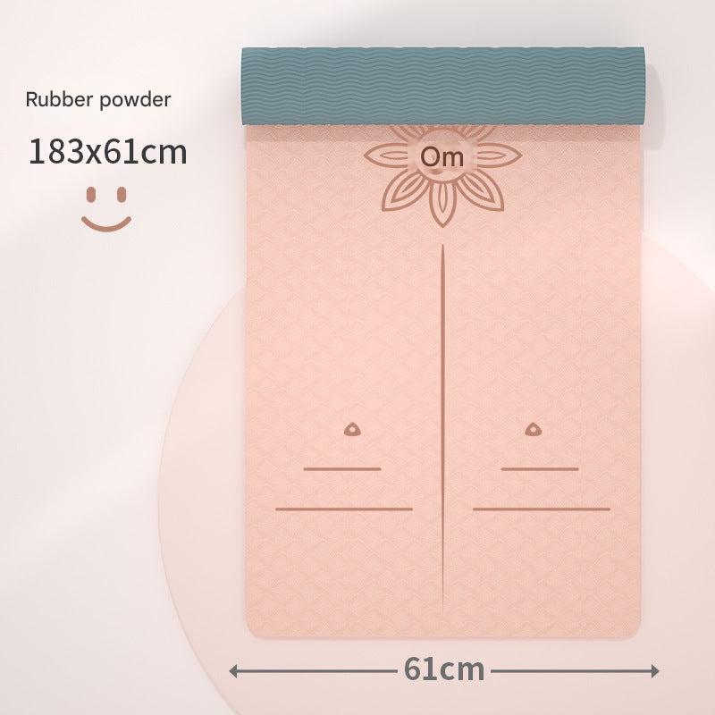 Non-Slip TPE Yoga Mat for Fitness Image 2