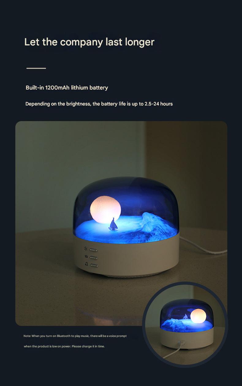 Bluetooth speaker with multiple light modes