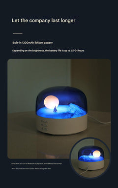 Bluetooth speaker with multiple light modes