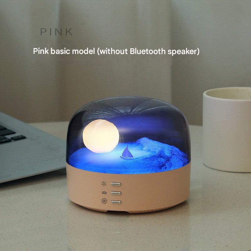 beautiful ambient lighting in bedroom