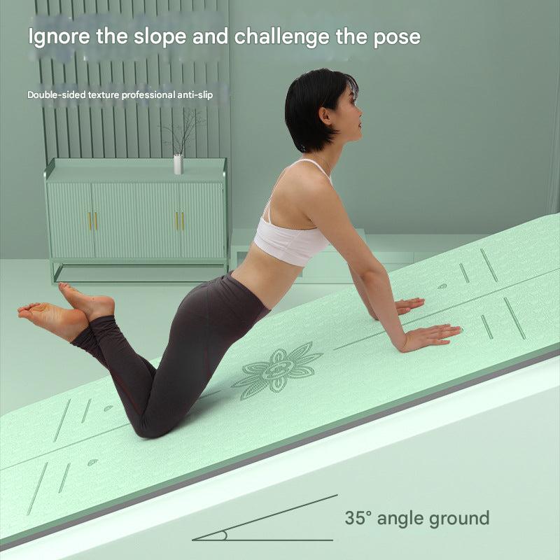 Non-slip surface of the TPE yoga mat