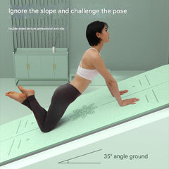 Non-slip surface of the TPE yoga mat