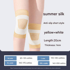 Knee support displayed in various colours