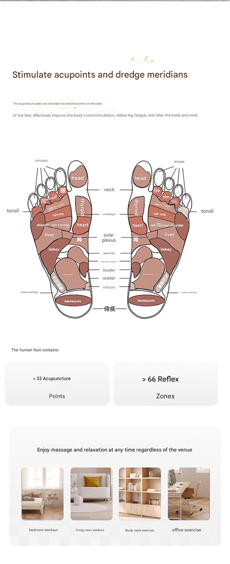 Image of acupressure mat in grey colour