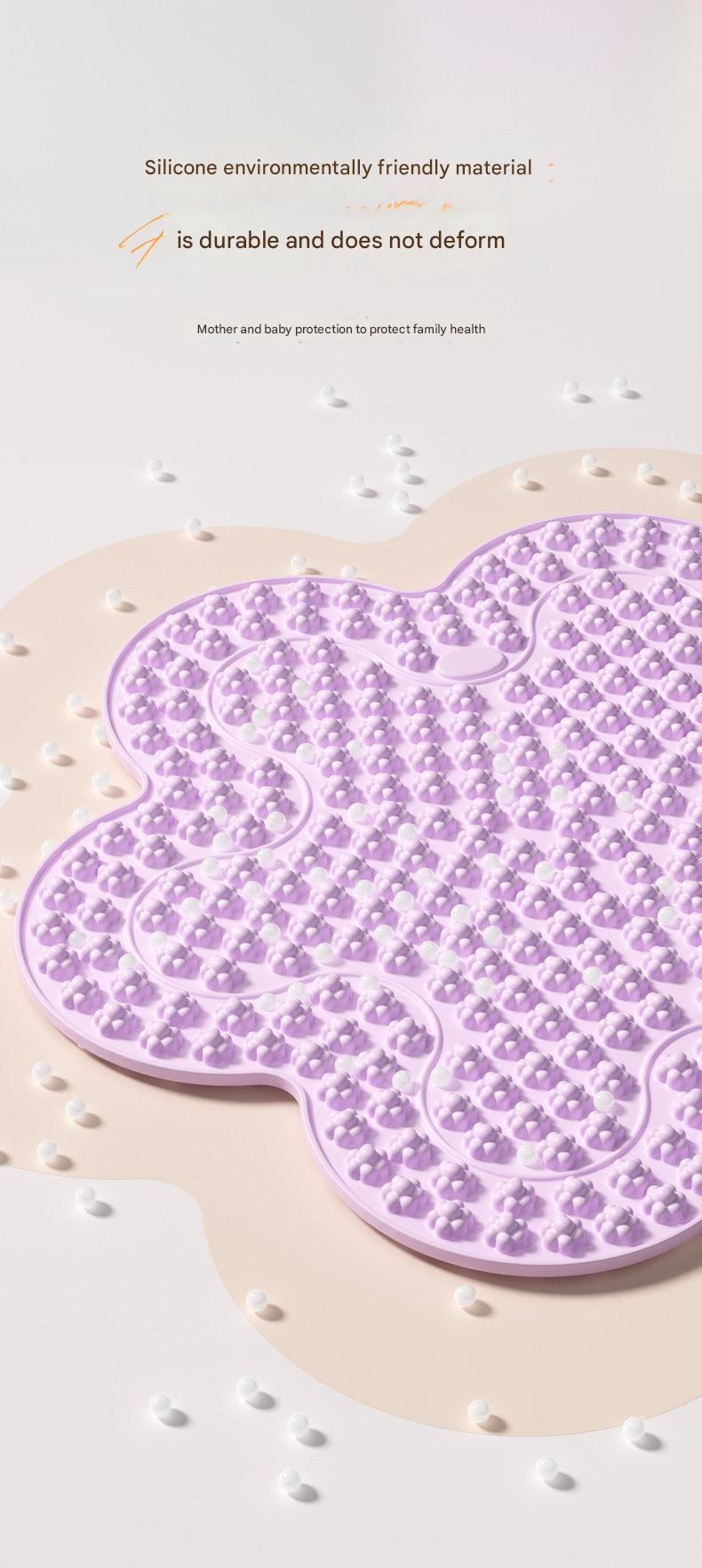 Image of dual-sided acupressure mat in pink