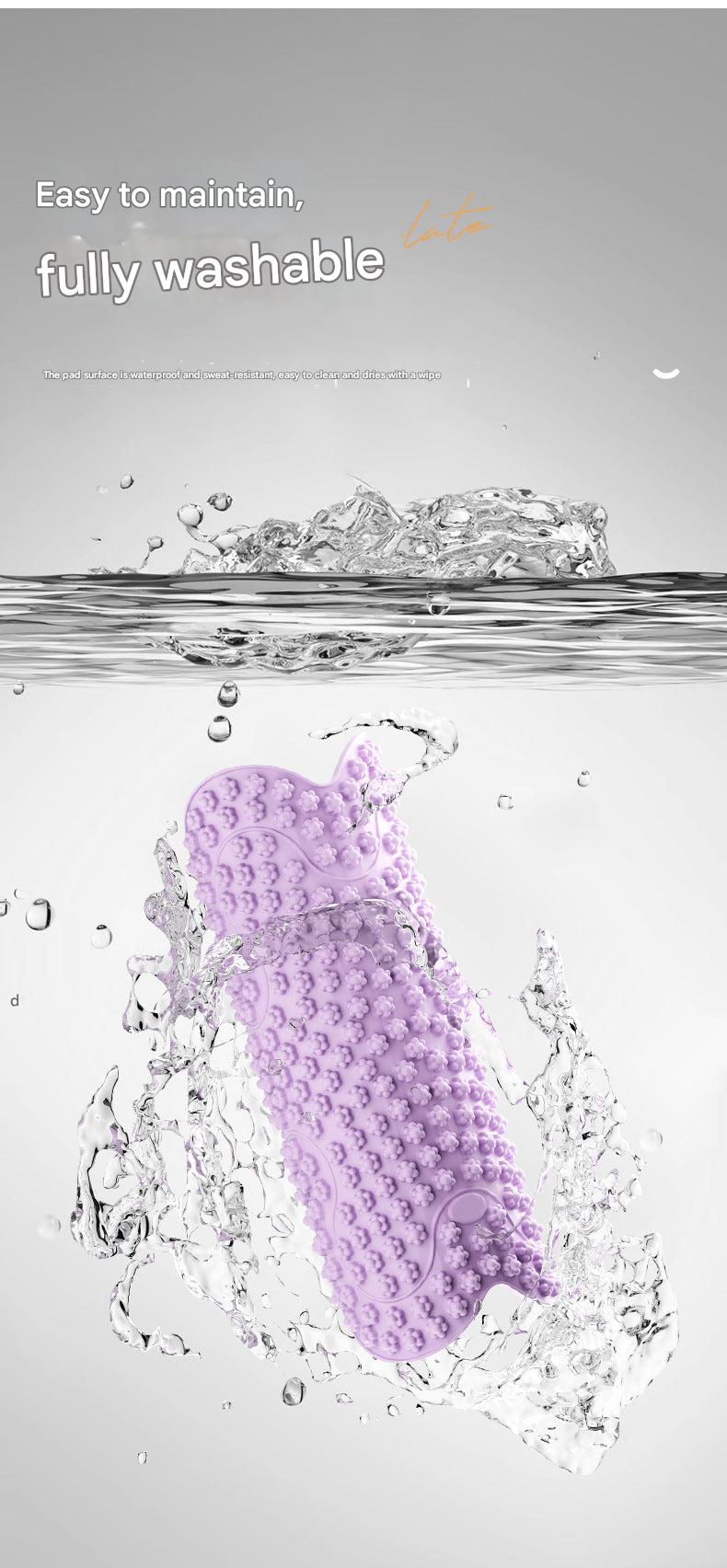 Image of acupressure mat in grey colour