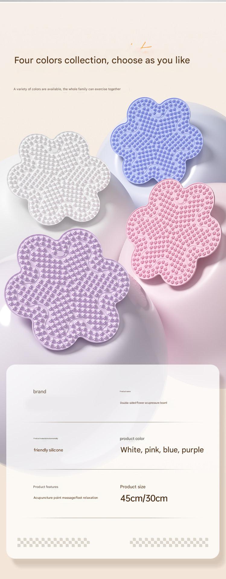Overview of acupressure mat in purple