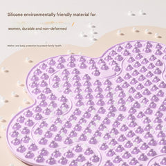 Overview of acupressure mat in purple