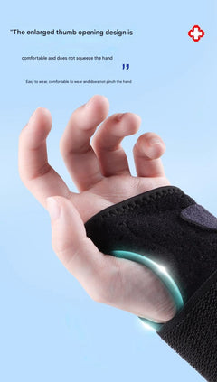 Adjustable wrist brace for joint stability image 2