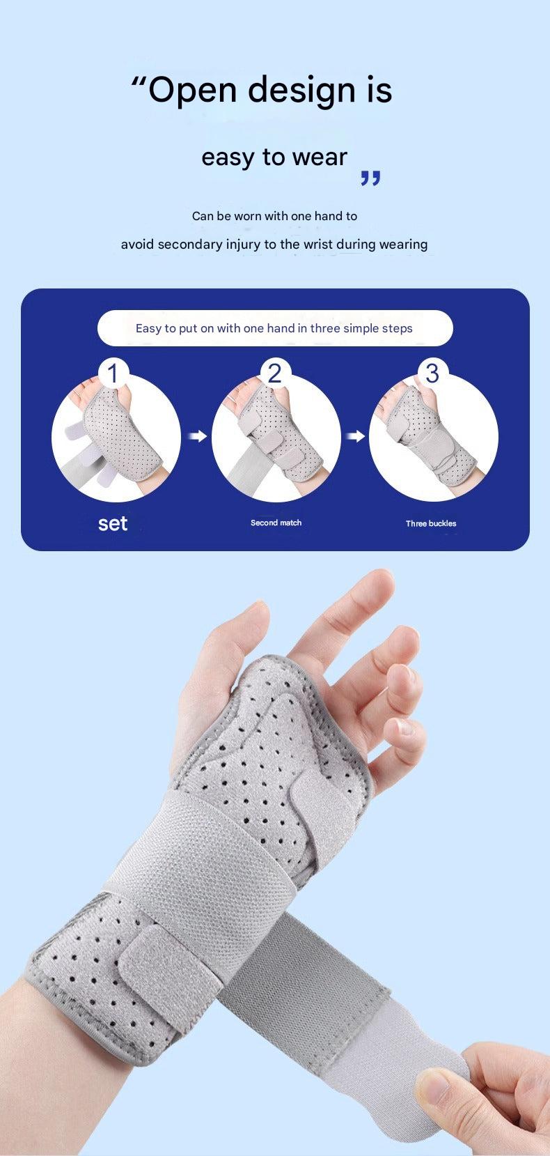 Left handed wrist support brace image 3