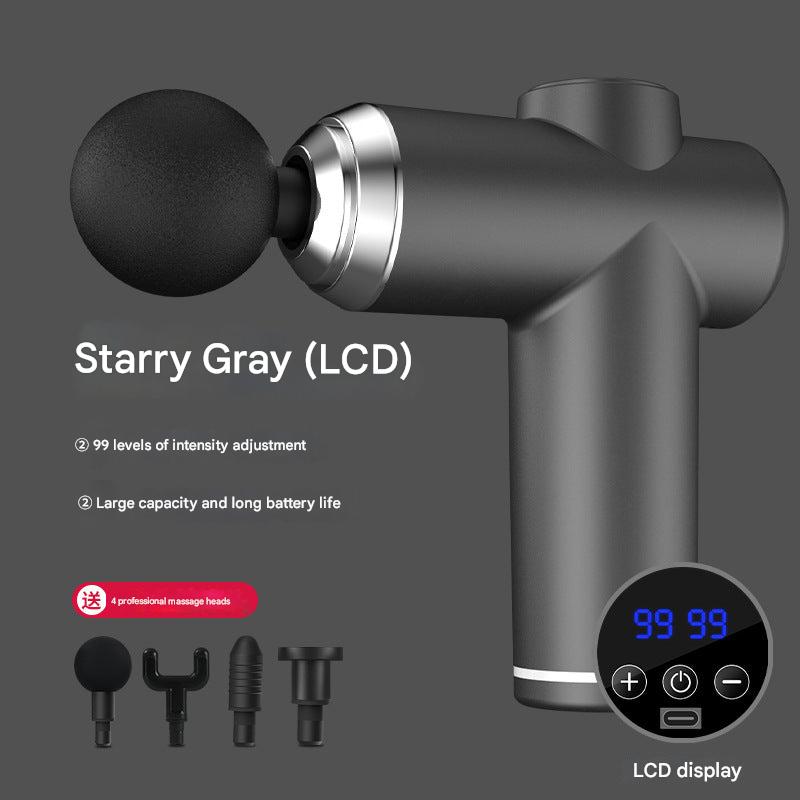 Portable Electric Massage Gun in Starry Gray
