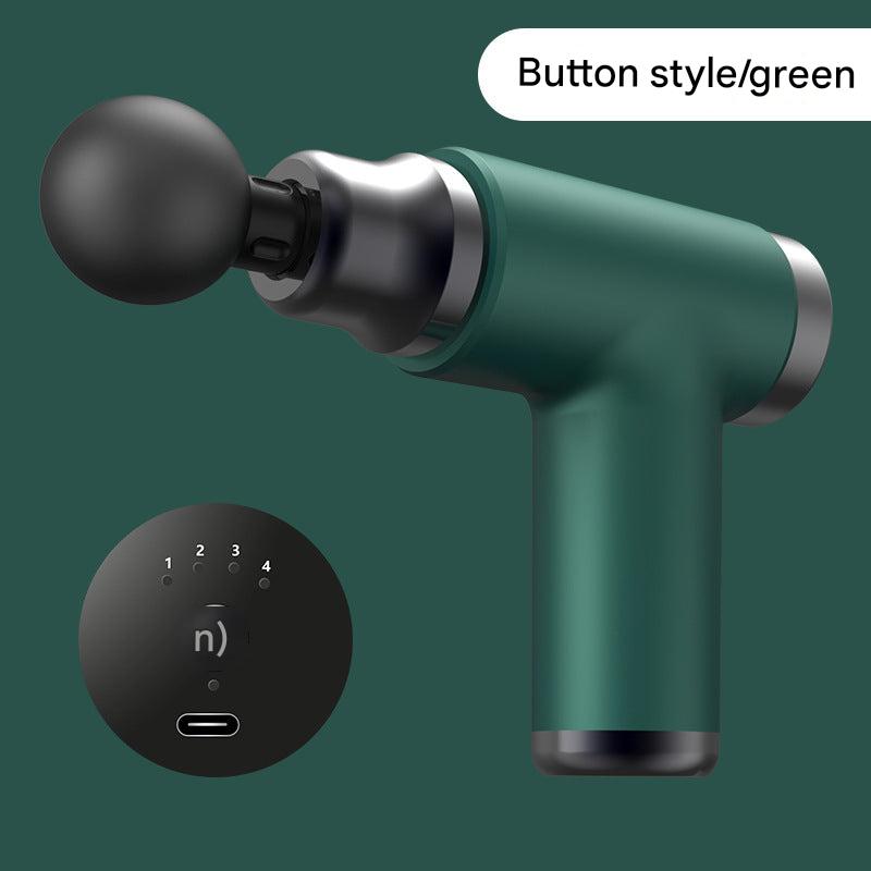 Electric massage gun in stylish carrying case