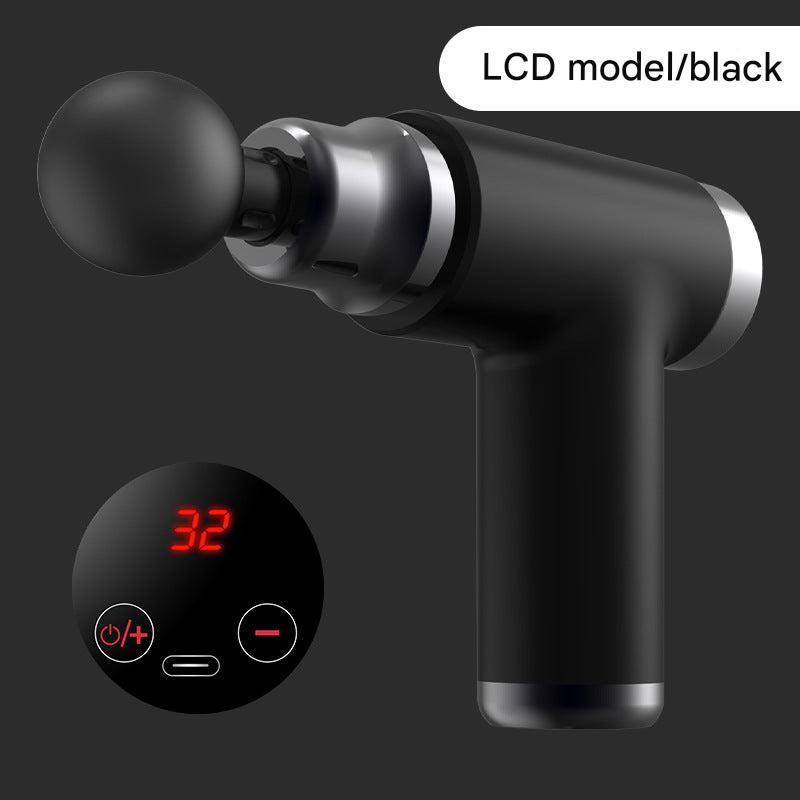 Portable Electric Massage Gun in Dark Night Black