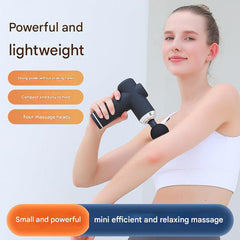 Portable Electric Massage Gun in Dark Night Black
