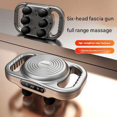 Detailed image of massage gun features