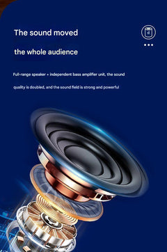 K52 Bluetooth Karaoke Speaker front view