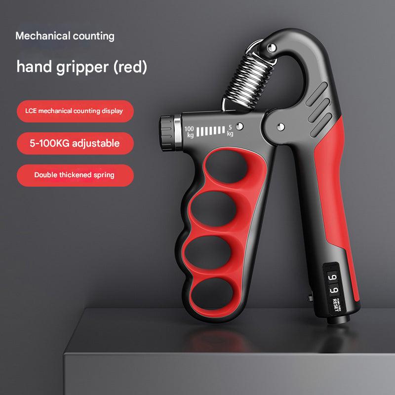 Electronic Grip Strengthener fitness setup