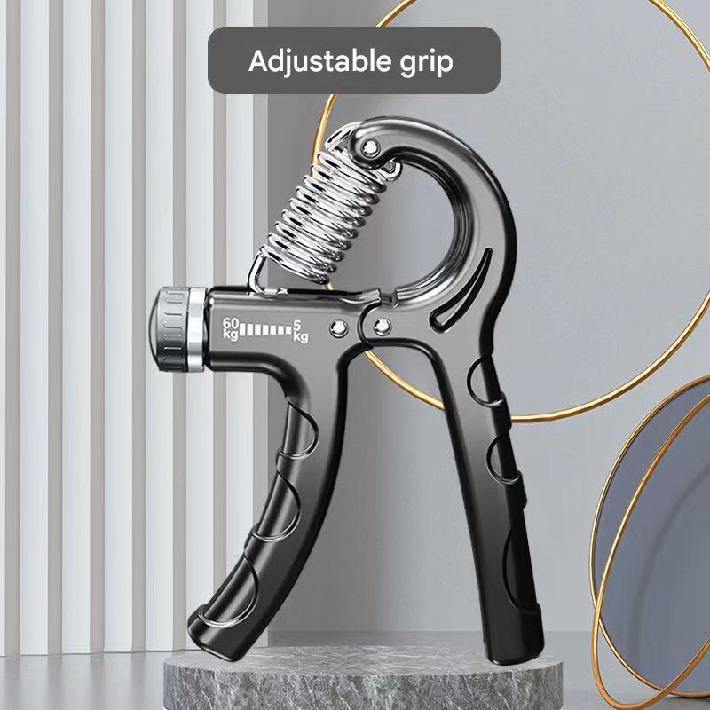 User demonstrating Electronic Grip Strengthener
