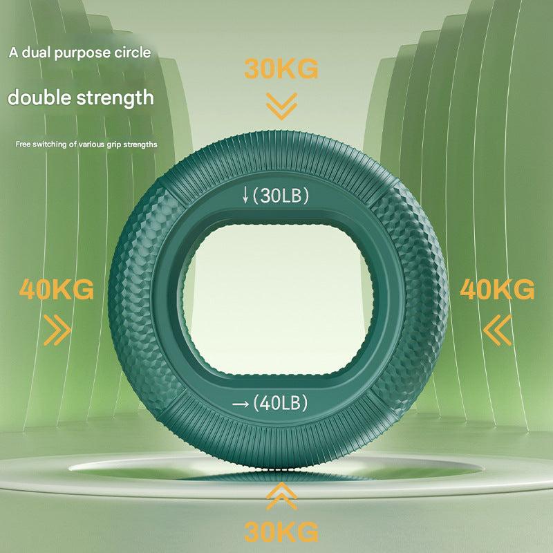 Adjustable silicone grip strengthener top view