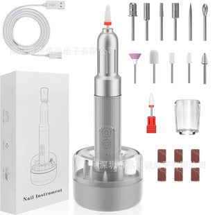 Different attachments for electric nail care tool