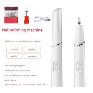 Compact electric nail care machine with LED screen