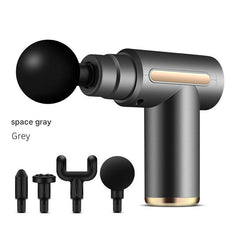 Different attachments of the massage gun
