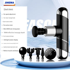 Rechargeable muscle relaxation massage gun front view