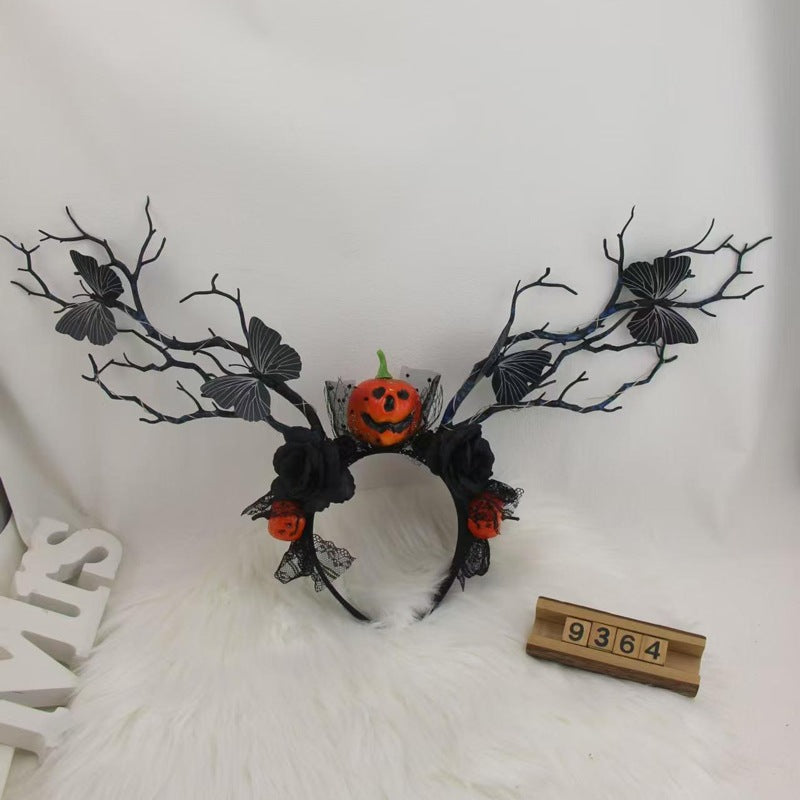 Skeleton themed Halloween headband