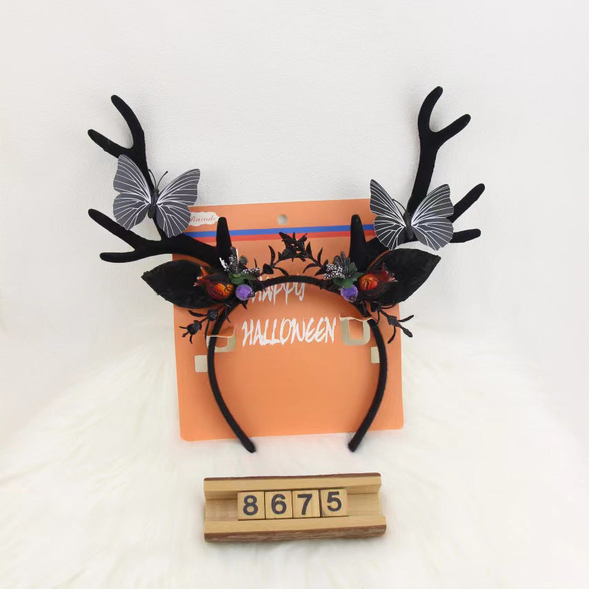 Skeleton themed Halloween headband