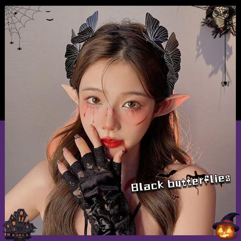 Skeleton themed Halloween headband