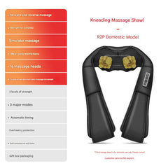 user adjusting settings on neck massager image 4