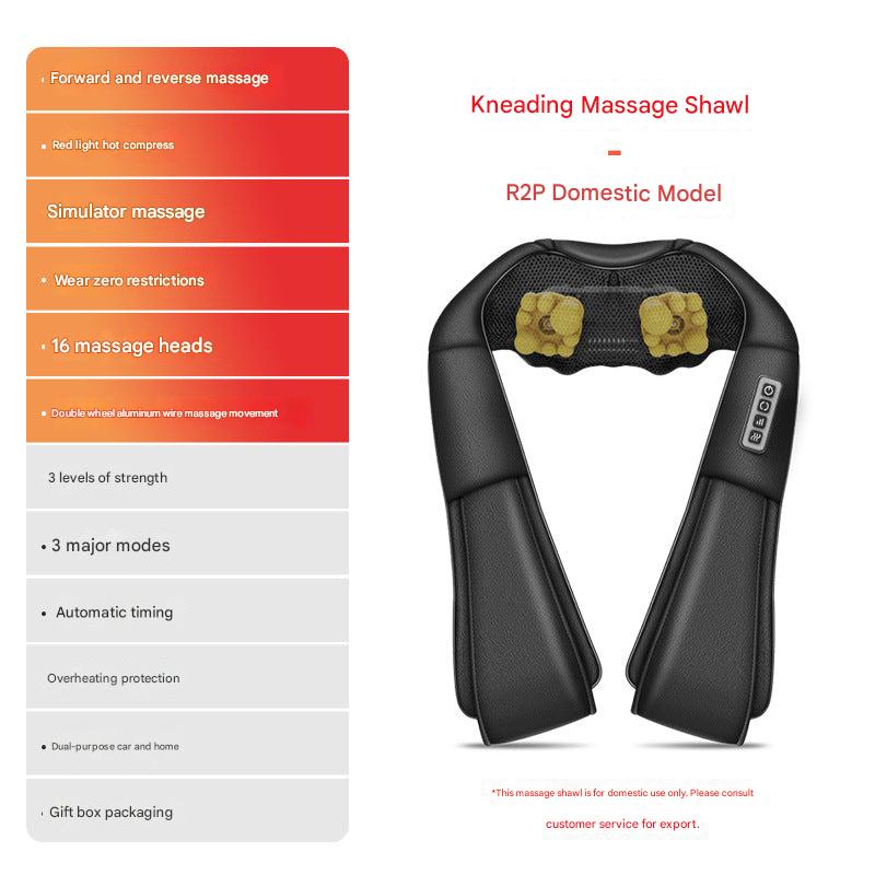 user adjusting settings on neck massager image 4