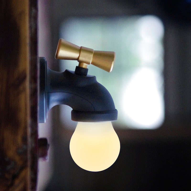 Decorative lamp illuminating living space