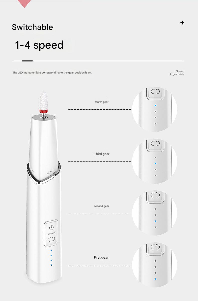Portable electric nail care tool for easy use