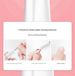 Nail grinder design showcasing compact size