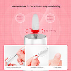 Portable electric nail care tool for easy use