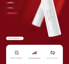 Rechargeable beauty gadget for nails