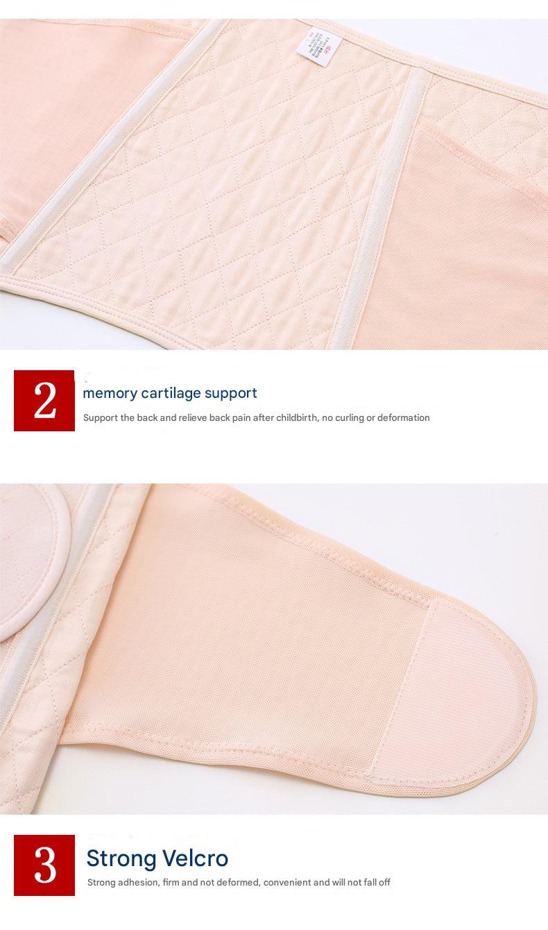 Postpartum support wrap in pastel pink colour