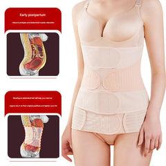 Postpartum support wrap in pastel pink colour