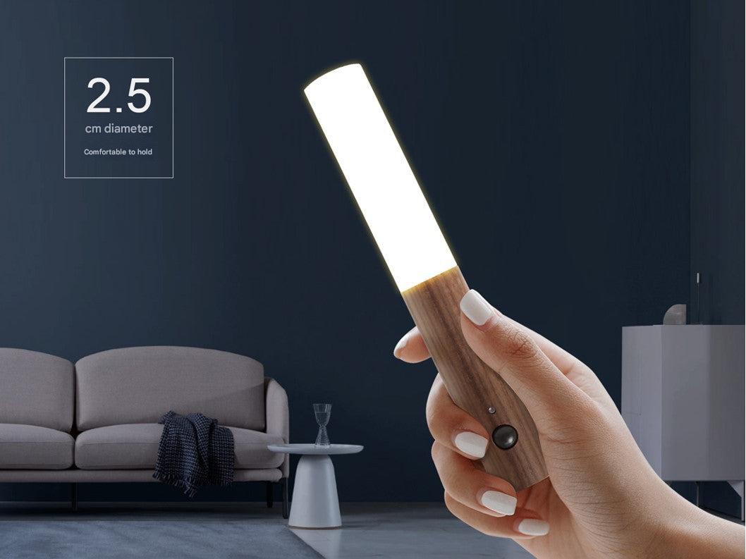 Stylish white walnut LED night light