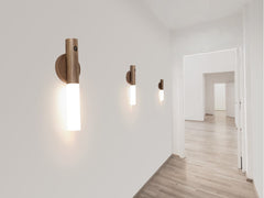 Rechargeable LED lamp in living room